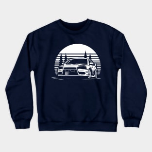 Mitsubishi Lancer Evo Rally Car Crewneck Sweatshirt